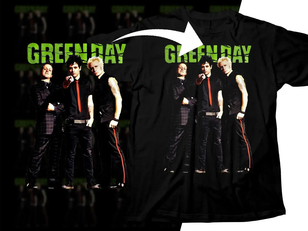 Classic Green Day Band Members Png Digital Download