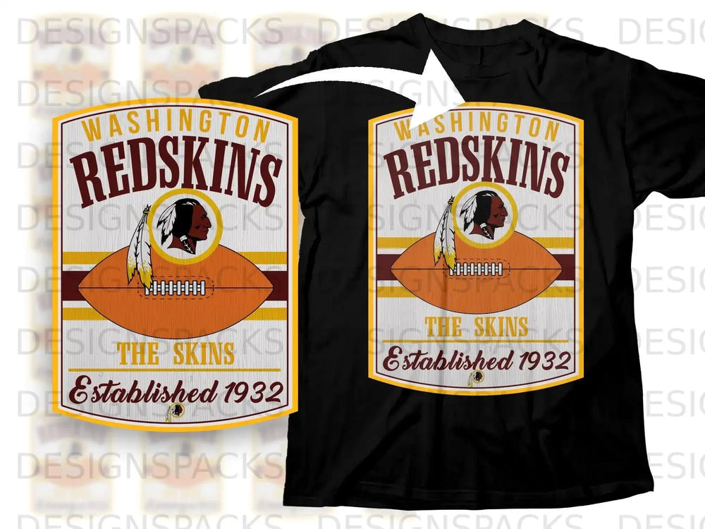 Washington Redskins The Skins Established 1932 T-Shirt