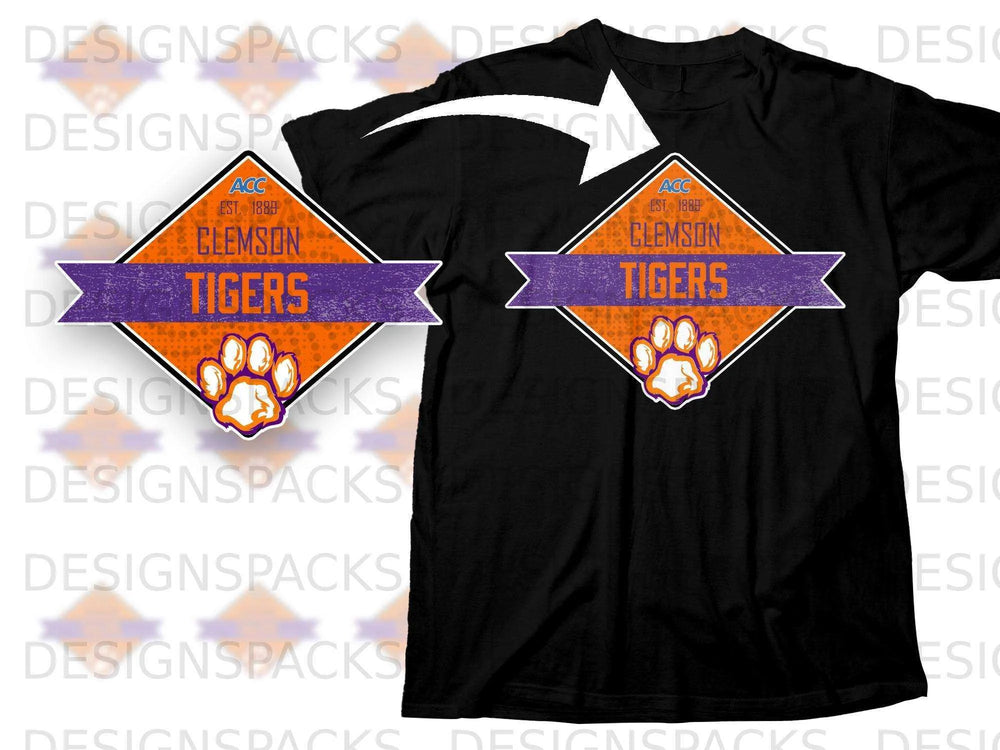 ACC Clemson Tigers Est.1889 T-shirt