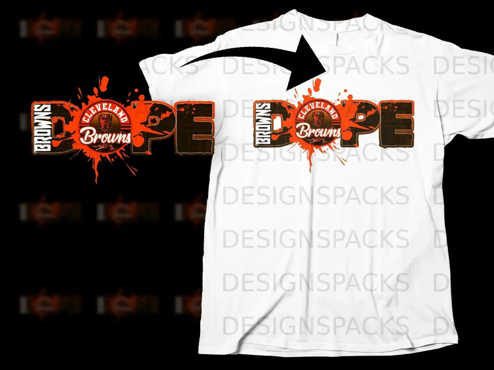 Cleveland Browns Dope Unique Graphic Design T-Shirt