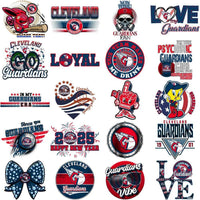 Load image into Gallery viewer, 63 Cleveland Guardians Baseball Designs Bundle PNG
