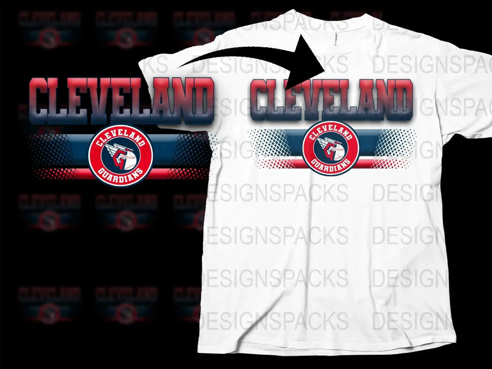 Cleveland Guardians Graphics Collection Png Digital Download
