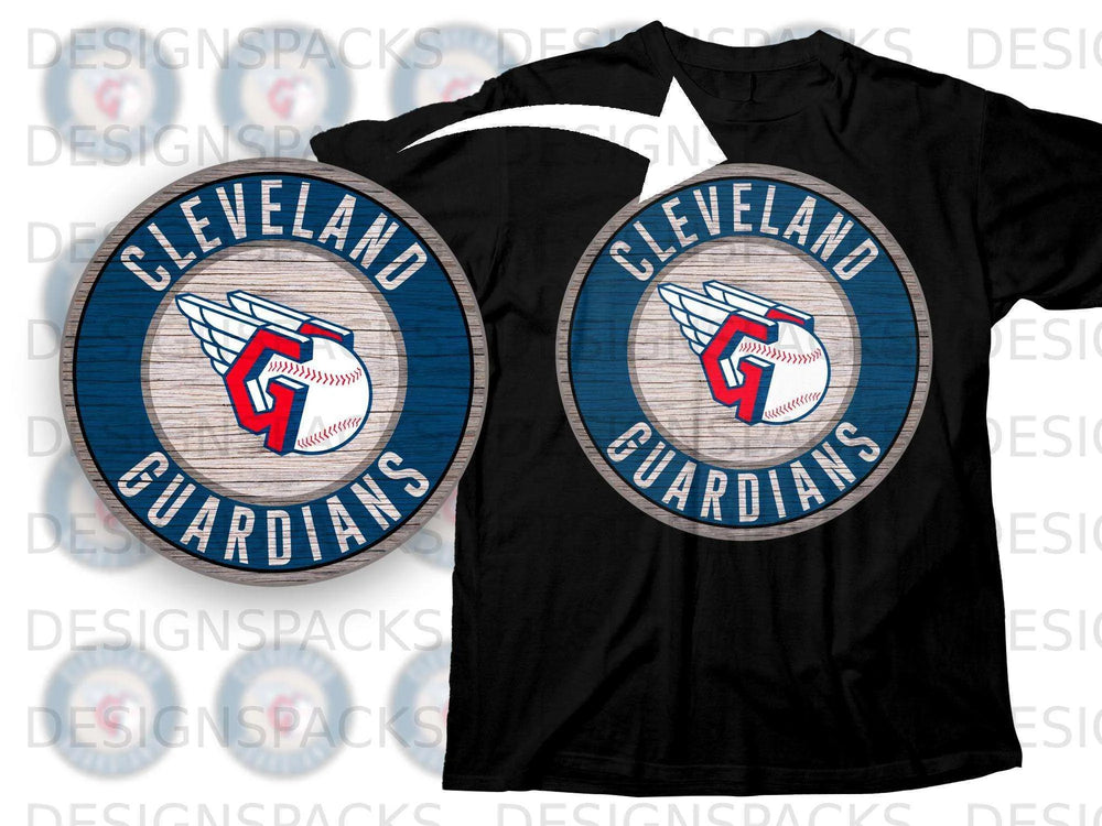 Cleveland Guardians Baseball Team Logo T-shirt
