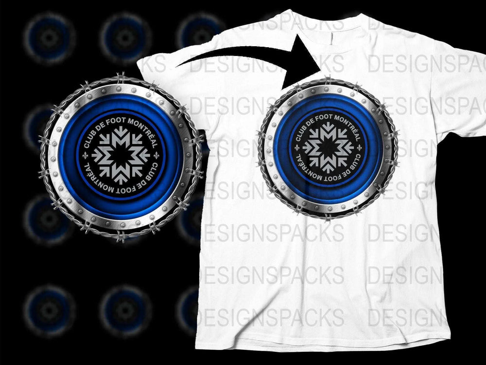 Club De Foot Montreal Custom Design Png Digital Download