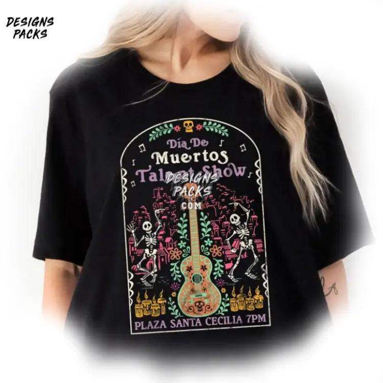 Coco Miguel Skeleton Halloween Sublimation Cartoon Skeletons Talent Show Png Design