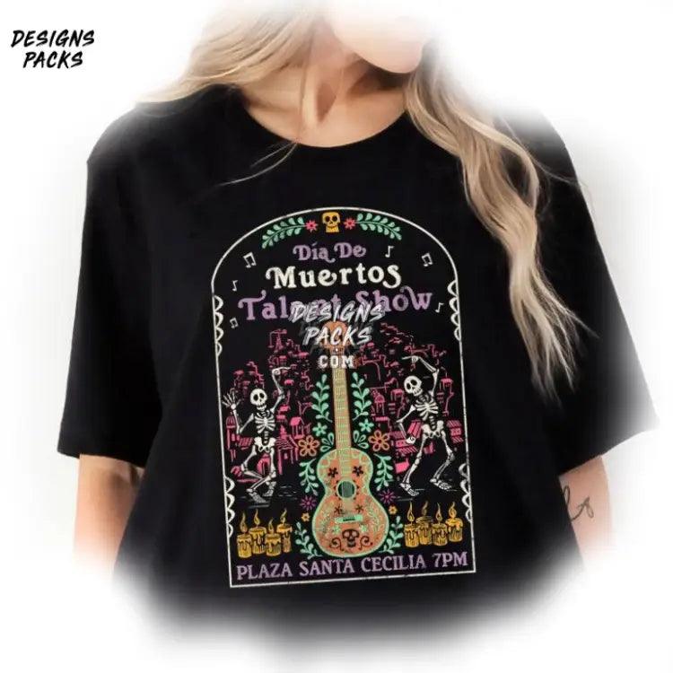 Coco Miguel Skeleton Halloween Sublimation Cartoon Skeletons Talent Show Png Design