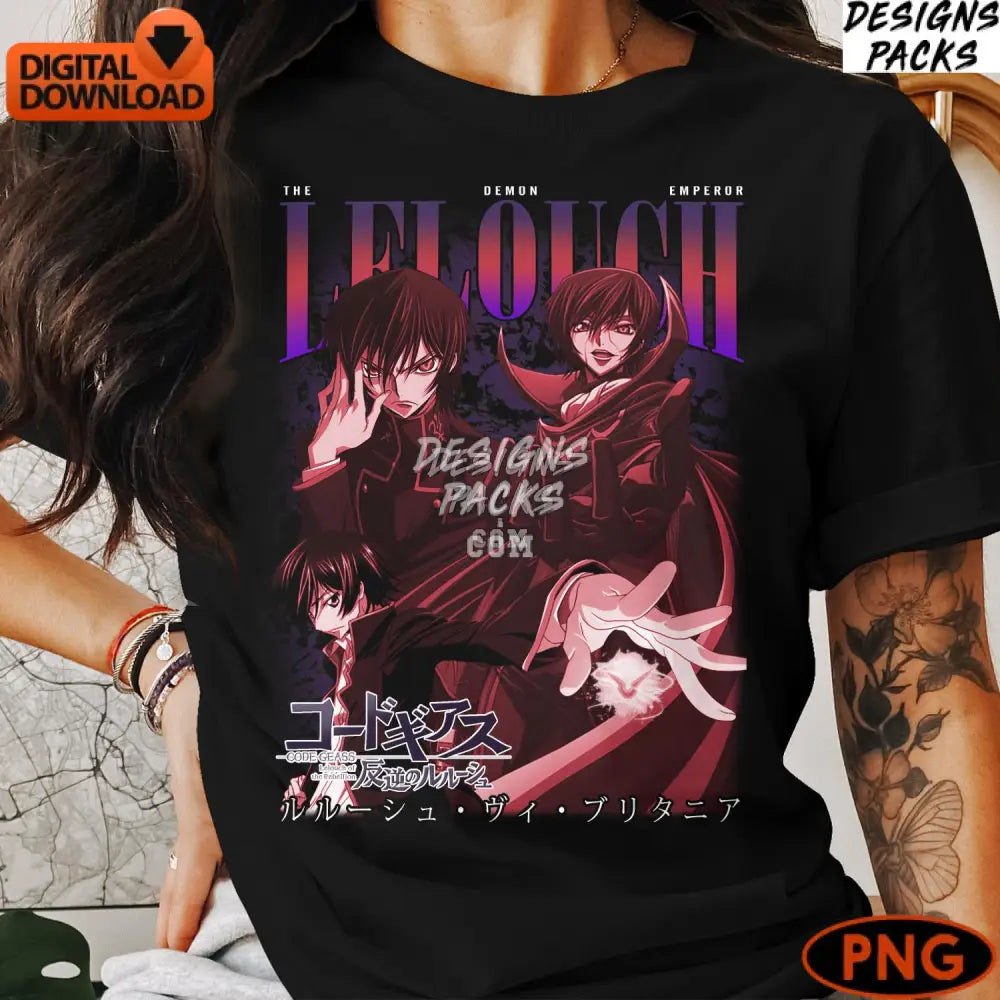 Code Geass Lelouch And C.c. Anime Digital Download High-Resolution Japanese Manga Instant