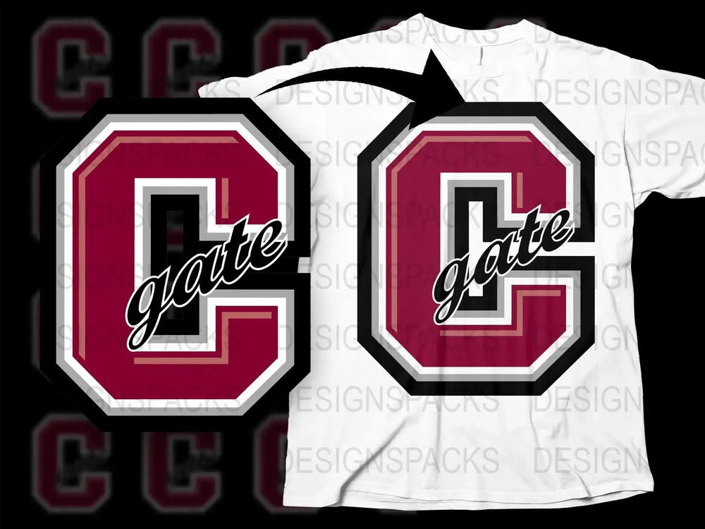 Colgate Raiders College Football Png Digital Download