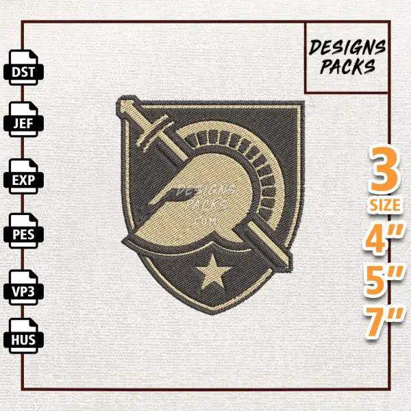College Football Army Black Knights Embroidery Design