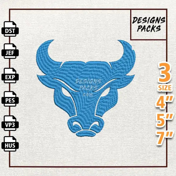 College Football Buffalo Bulls Embroidery Design