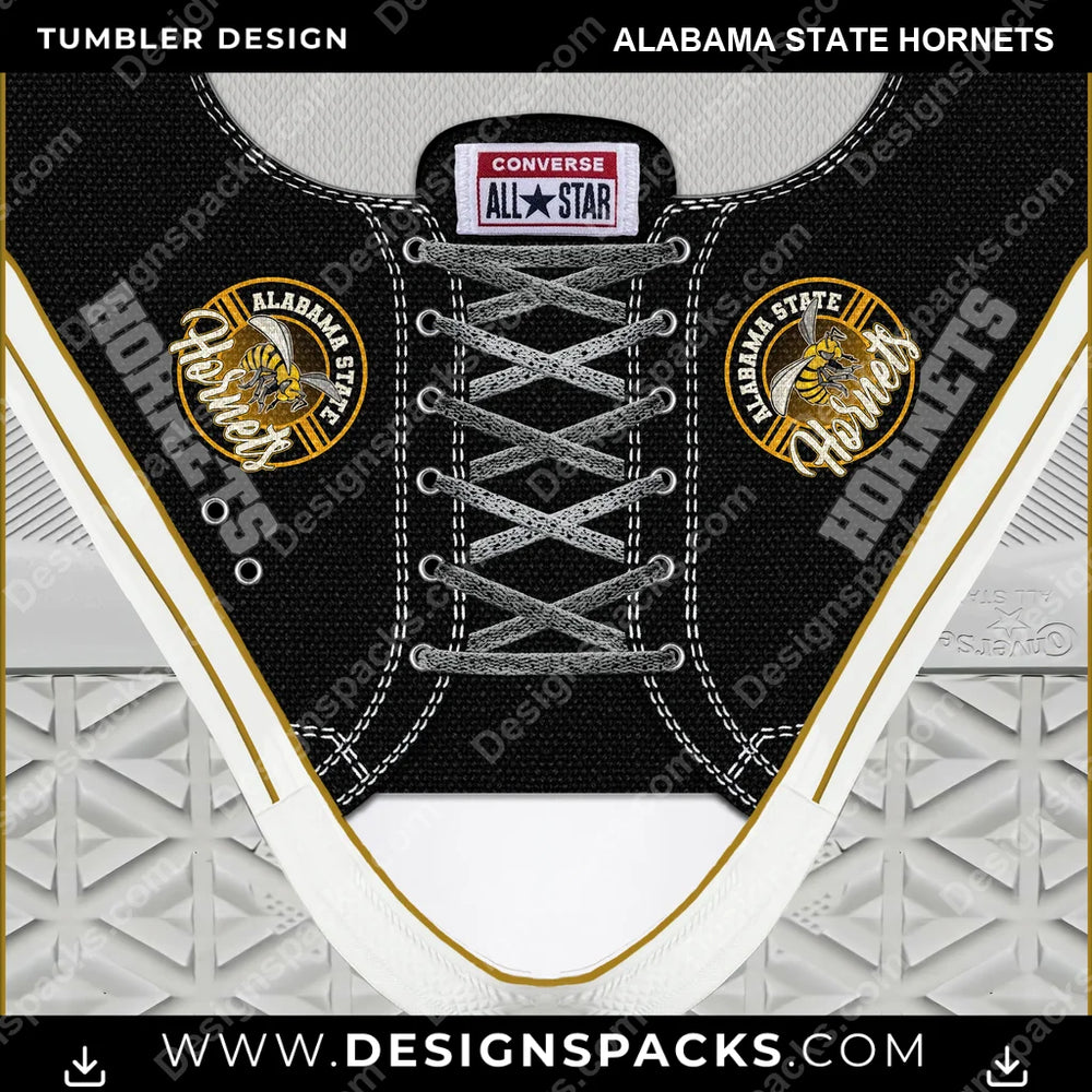 College Sport Converse Alabama State Hornets NCAA College Sport Tumbler Digital Wrap Design Download