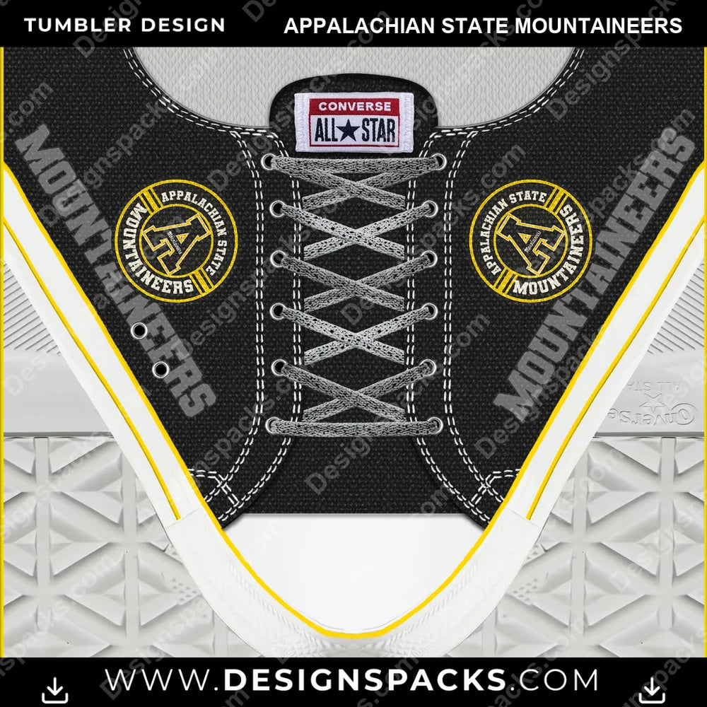College Sport Converse Appalachian State Mountaineers NCAA College Sport Tumbler Digital Wrap Design Download