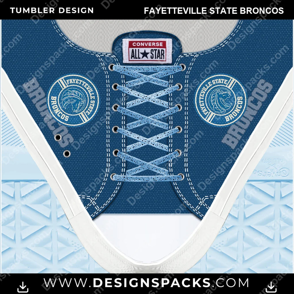 College Sport Converse Fayetteville State Broncos NCAA College Sport Tumbler Digital Wrap Design Download