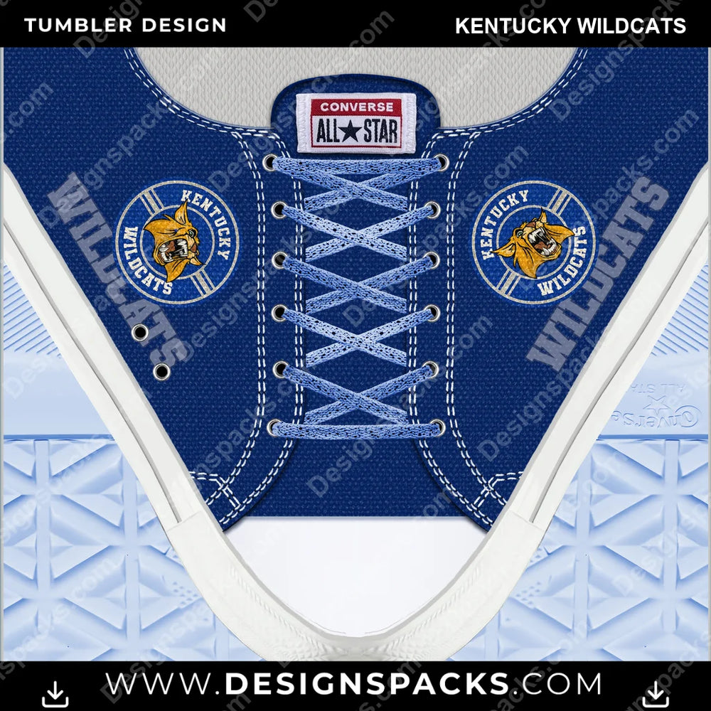 College Sport Converse Kentucky Wildcats NCAA College Sport Tumbler Digital Wrap Design Download