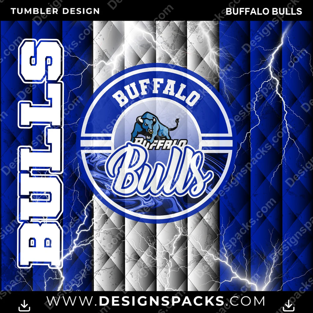 College Sport Diamond Buffalo Bulls NCAA College Sport Tumbler Digital Wrap Design Download