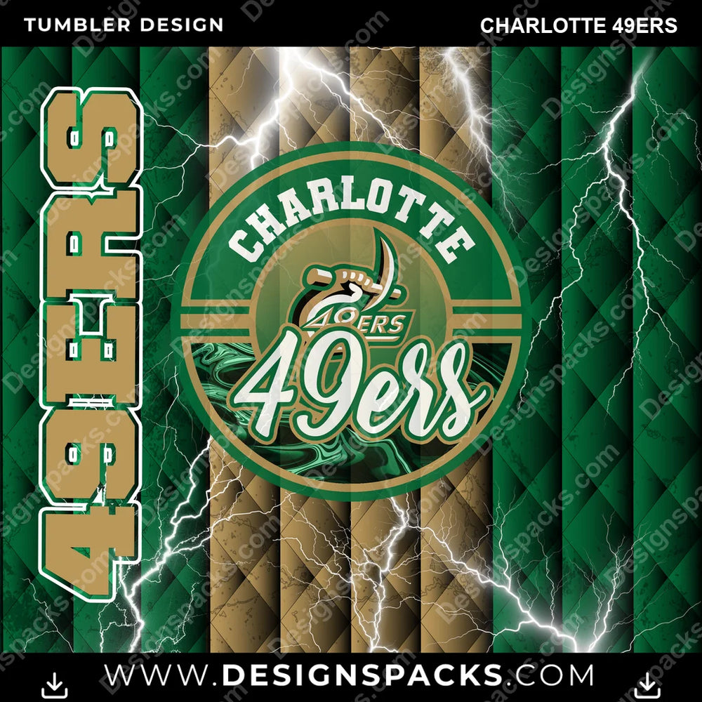 College Sport Diamond Charlotte 49ers NCAA College Sport Tumbler Digital Wrap Design Download