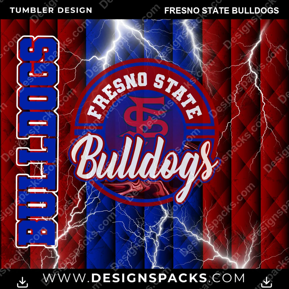 College Sport Diamond Fresno State Bulldogs NCAA College Sport Tumbler Digital Wrap Design Download