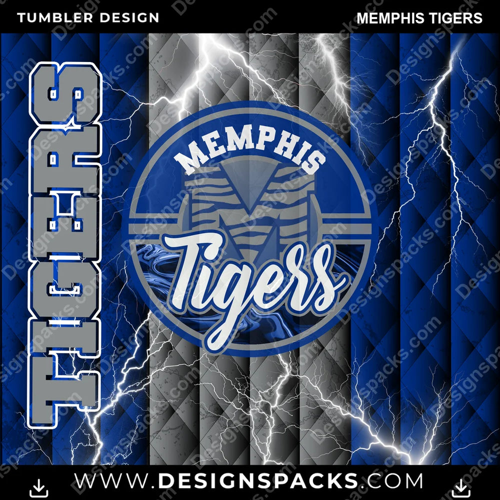 College Sport Diamond Memphis Tigers NCAA College Sport Tumbler Digital Wrap Design Download