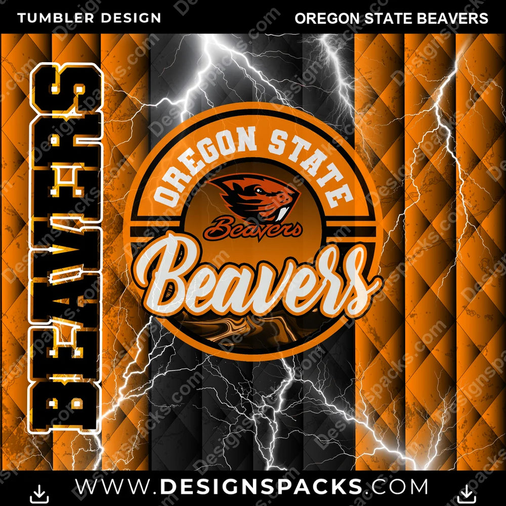 College Sport Diamond Oregon State Beavers NCAA College Sport Tumbler Digital Wrap Design Download