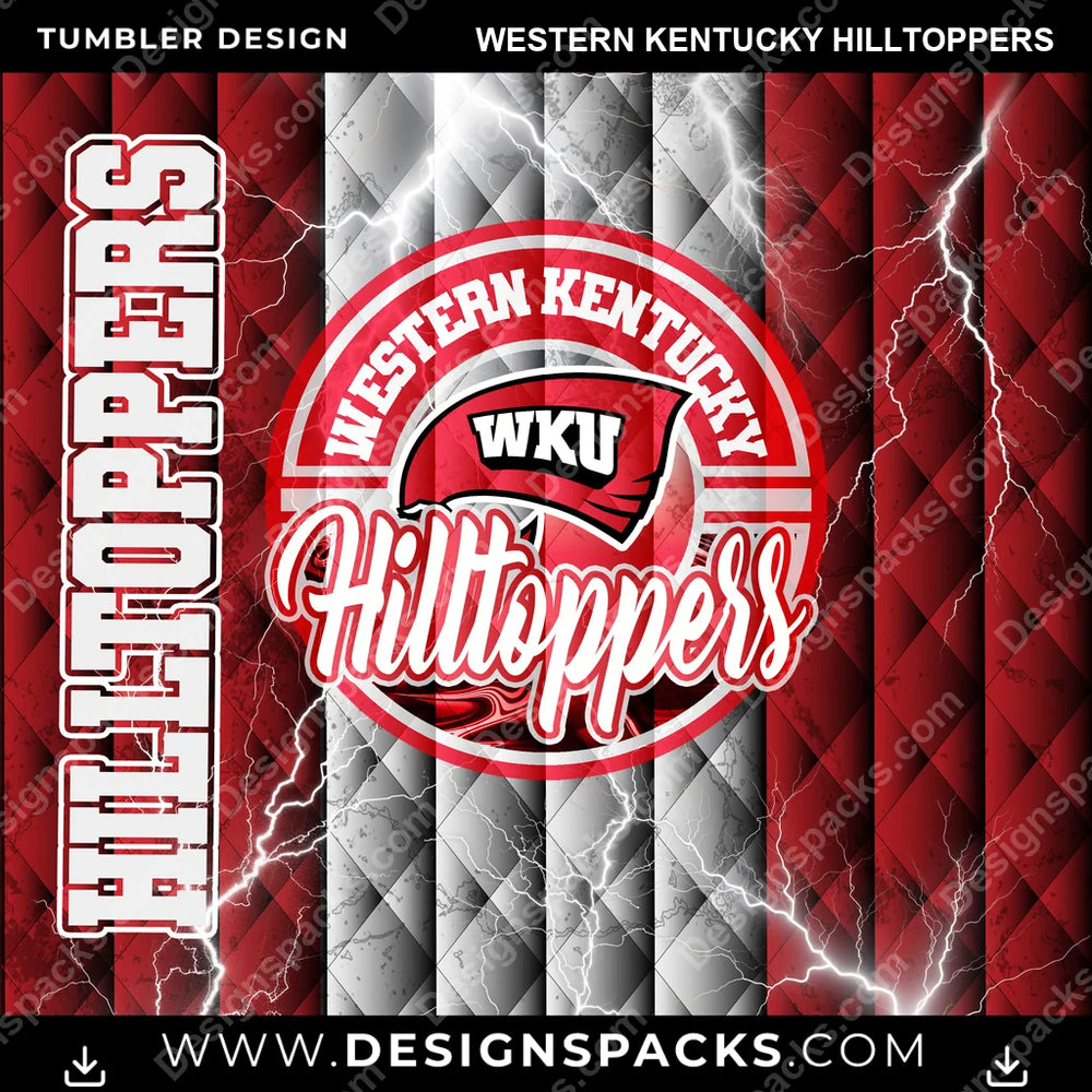 College Sport Diamond Western Kentucky Hilltoppers NCAA College Sport Tumbler Digital Wrap Design Download