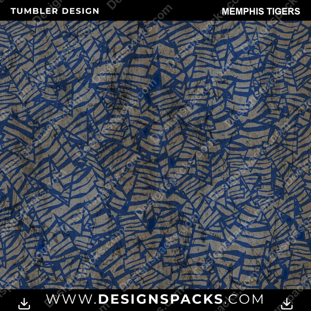 College Sport Logo BG Memphis Tigers NCAA College Sport Tumbler Digital Wrap Design Download