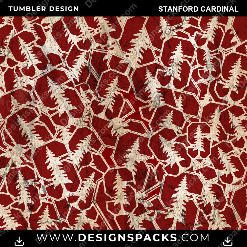 College Sport Logo BG Stanford Cardinal NCAA College Sport Tumbler Digital Wrap Design Download