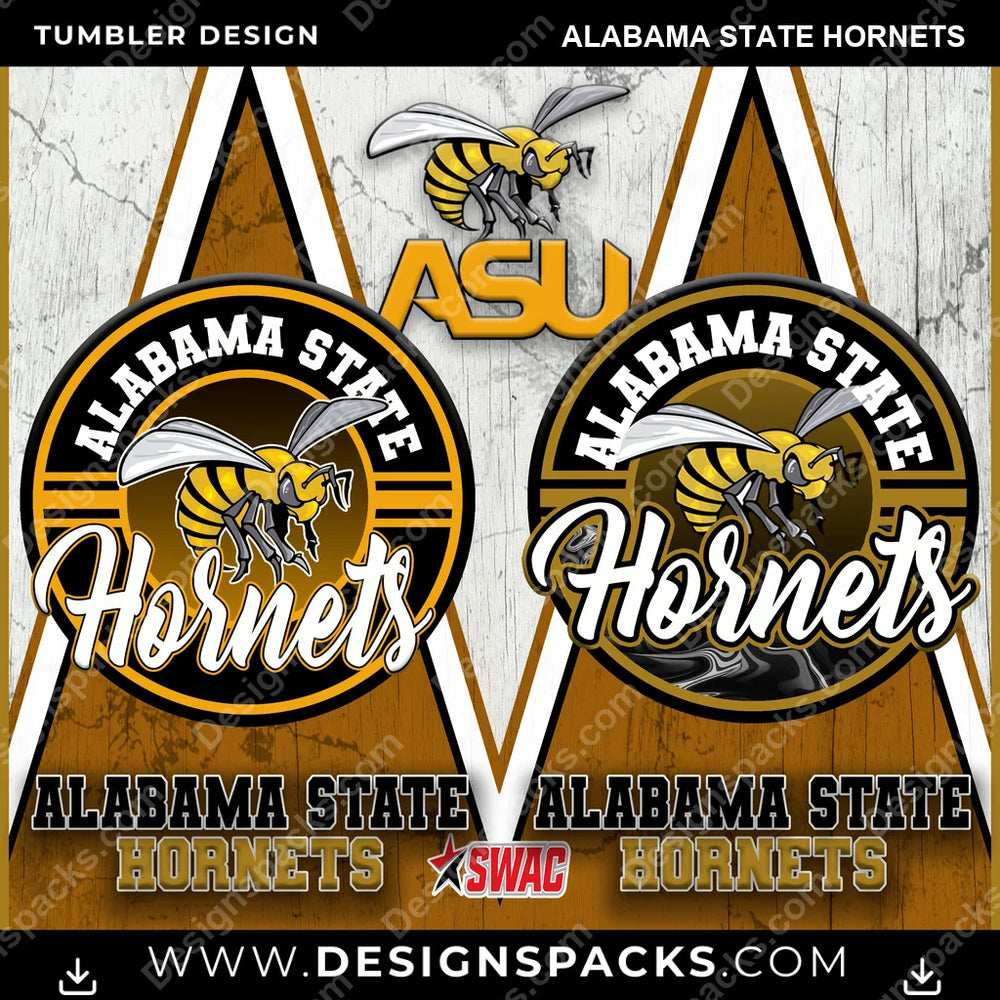 College Sport Sports Alabama State Hornets NCAA College Sport Tumbler Digital Wrap Design Download