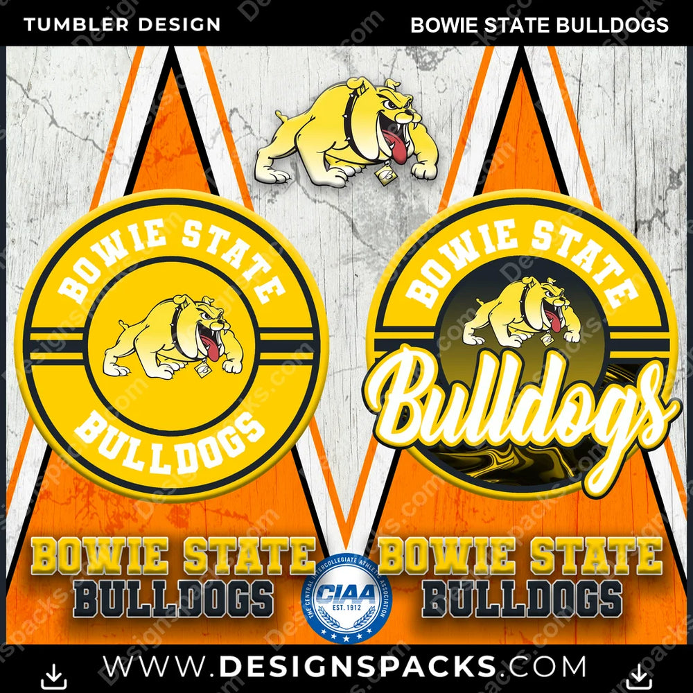 College Sport Sports Bowie State Bulldogs NCAA College Sport Tumbler Digital Wrap Design Download