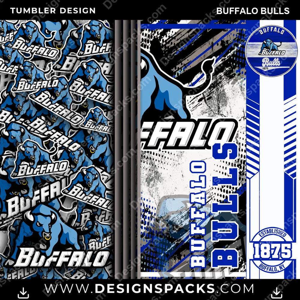 College Sport Sports Buffalo Bulls NCAA College Sport Tumbler Digital Wrap Design Download