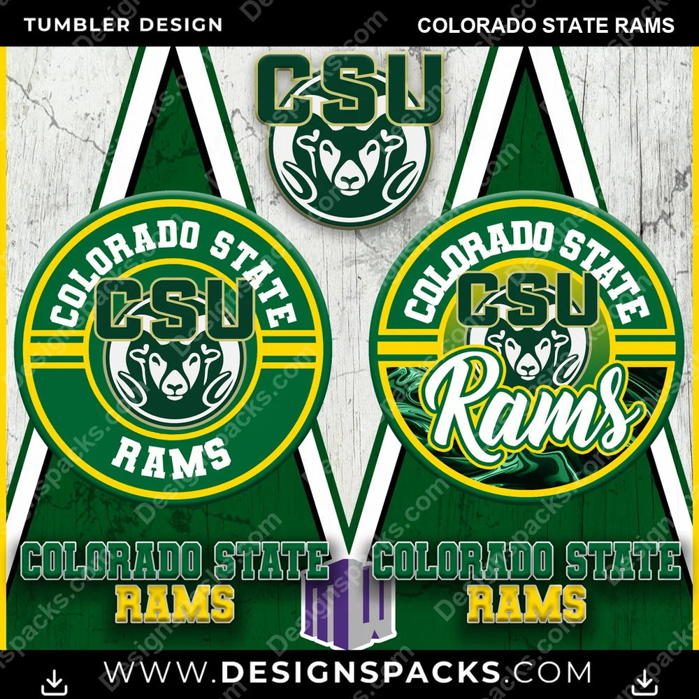 College Sport Sports Colorado State Rams NCAA College Sport Tumbler Digital Wrap Design Download