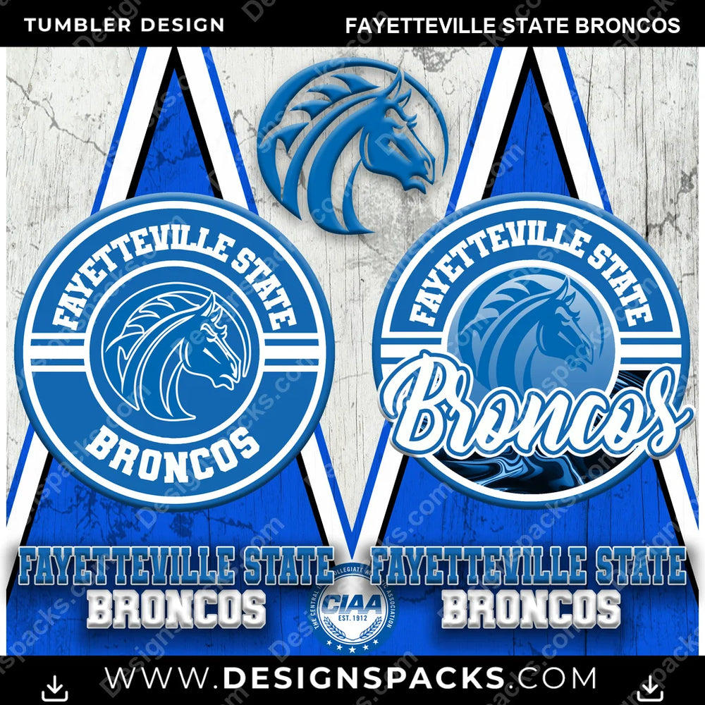 College Sport Sports Fayetteville State Broncos NCAA College Sport Tumbler Digital Wrap Design Download