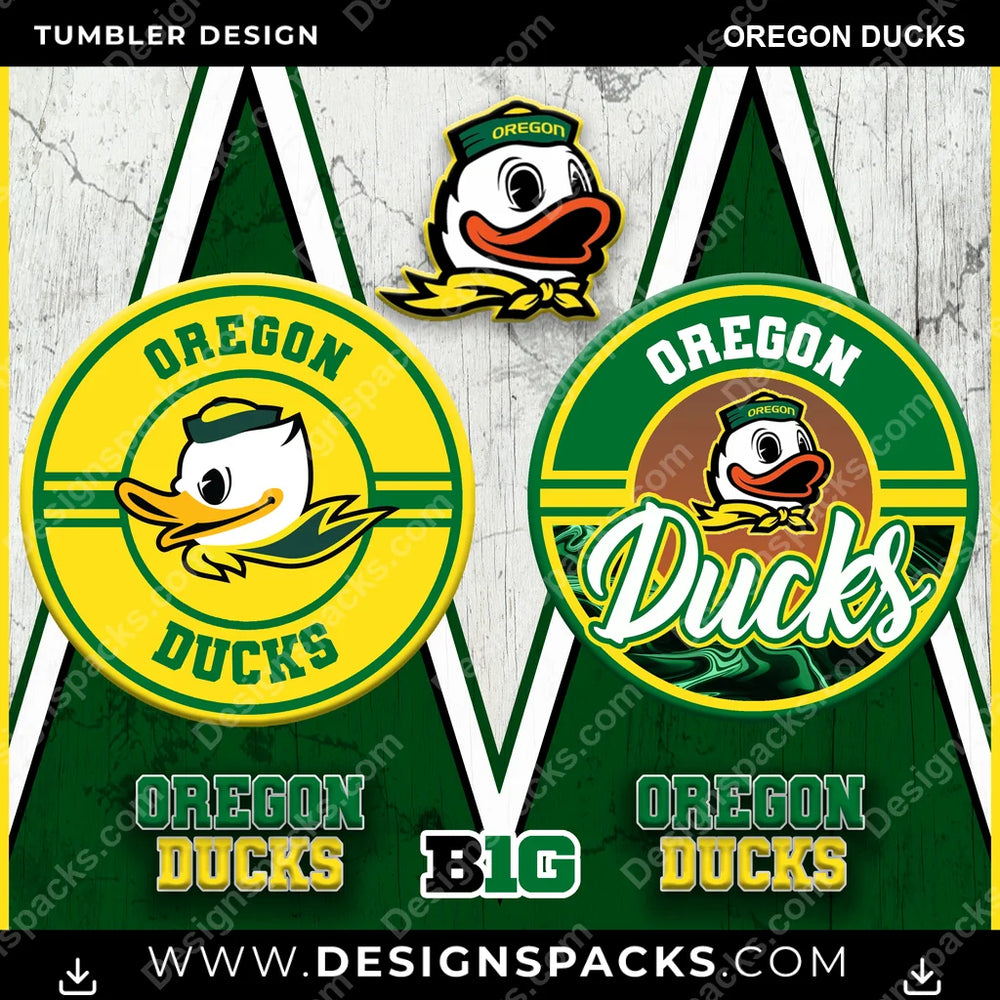 College Sport Sports Oregon Ducks NCAA College Sport Tumbler Digital Wrap Design Download