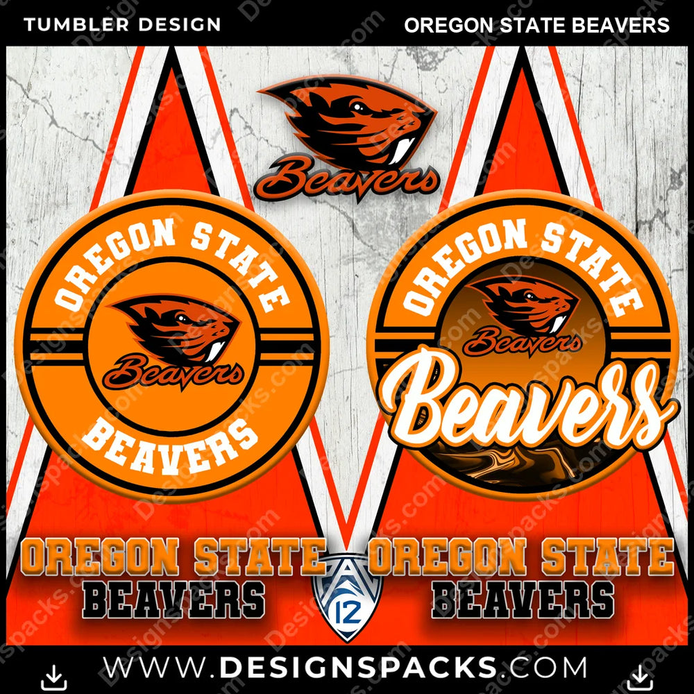 College Sport Sports Oregon State Beavers NCAA College Sport Tumbler Digital Wrap Design Download