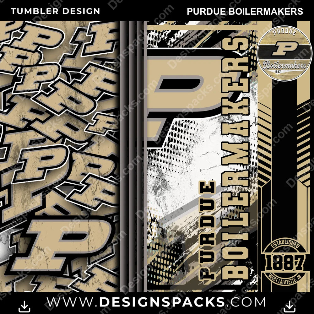 College Sport Sports Purdue Boilermakers NCAA College Sport Tumbler Digital Wrap Design Download