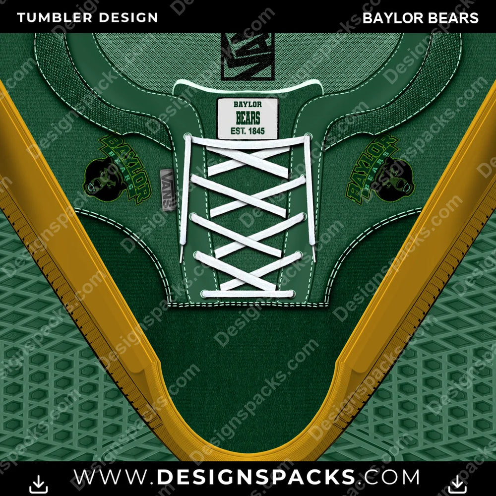 College Sport VANS Atwood DX Baylor Bears NCAA College Sport Tumbler Digital Wrap Design Download