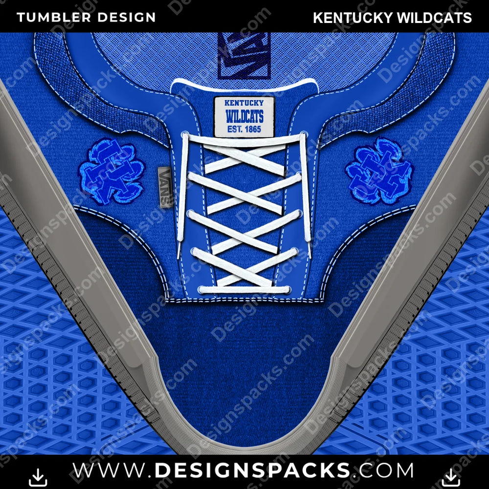 College Sport VANS Atwood DX Kentucky Wildcats NCAA College Sport Tumbler Digital Wrap Design Download