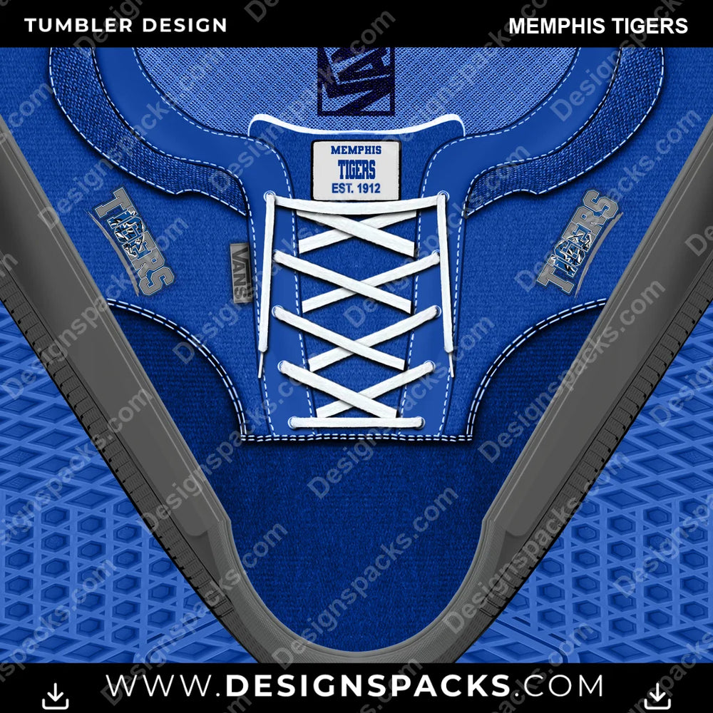 College Sport VANS Atwood DX Memphis Tigers NCAA College Sport Tumbler Digital Wrap Design Download