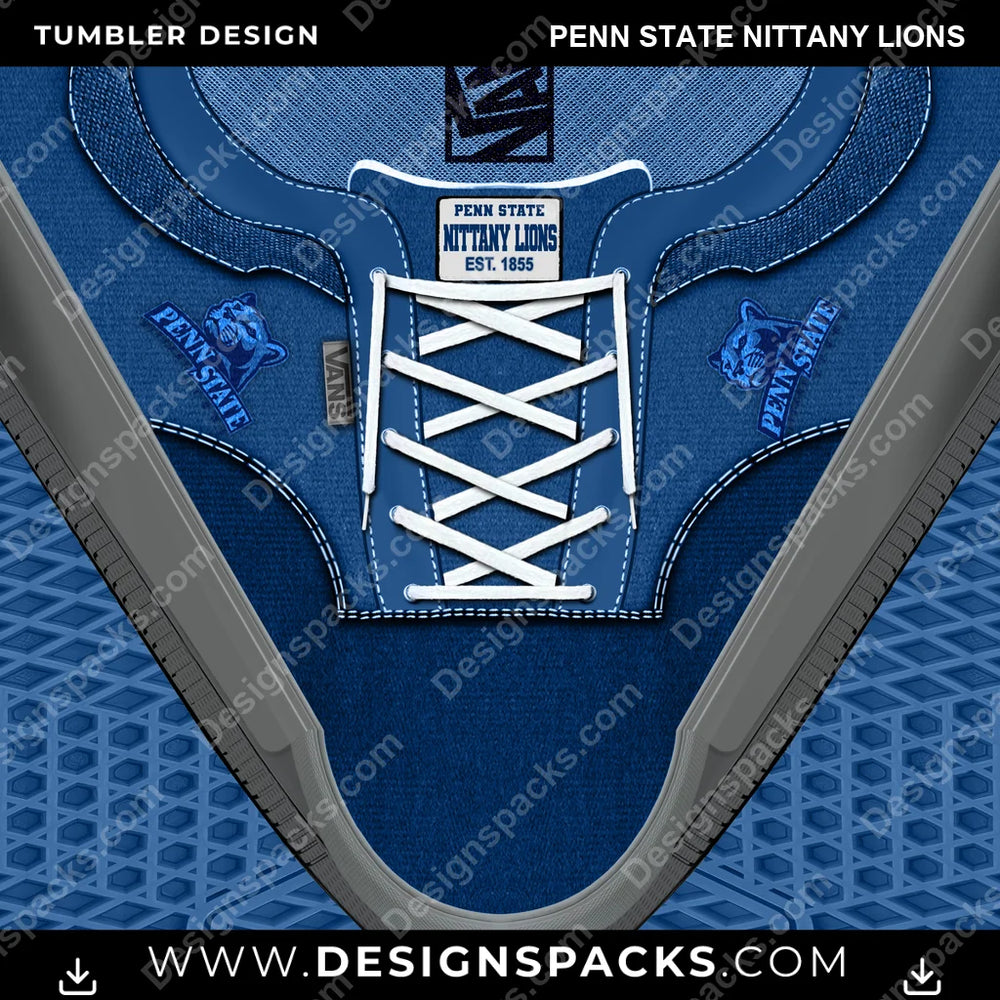 College Sport VANS Atwood DX Penn State Nittany Lions NCAA College Sport Tumbler Digital Wrap Design Download
