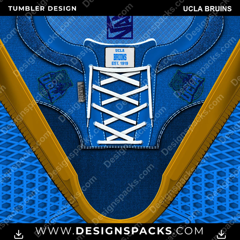 College Sport VANS Atwood DX UCLA Bruins NCAA College Sport Tumbler Digital Wrap Design Download