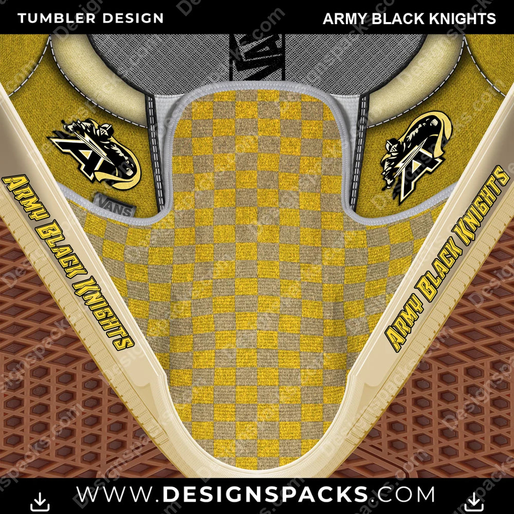 College Sport Vans Classic Army Black Knights NCAA College Sport Tumbler Digital Wrap Design Download