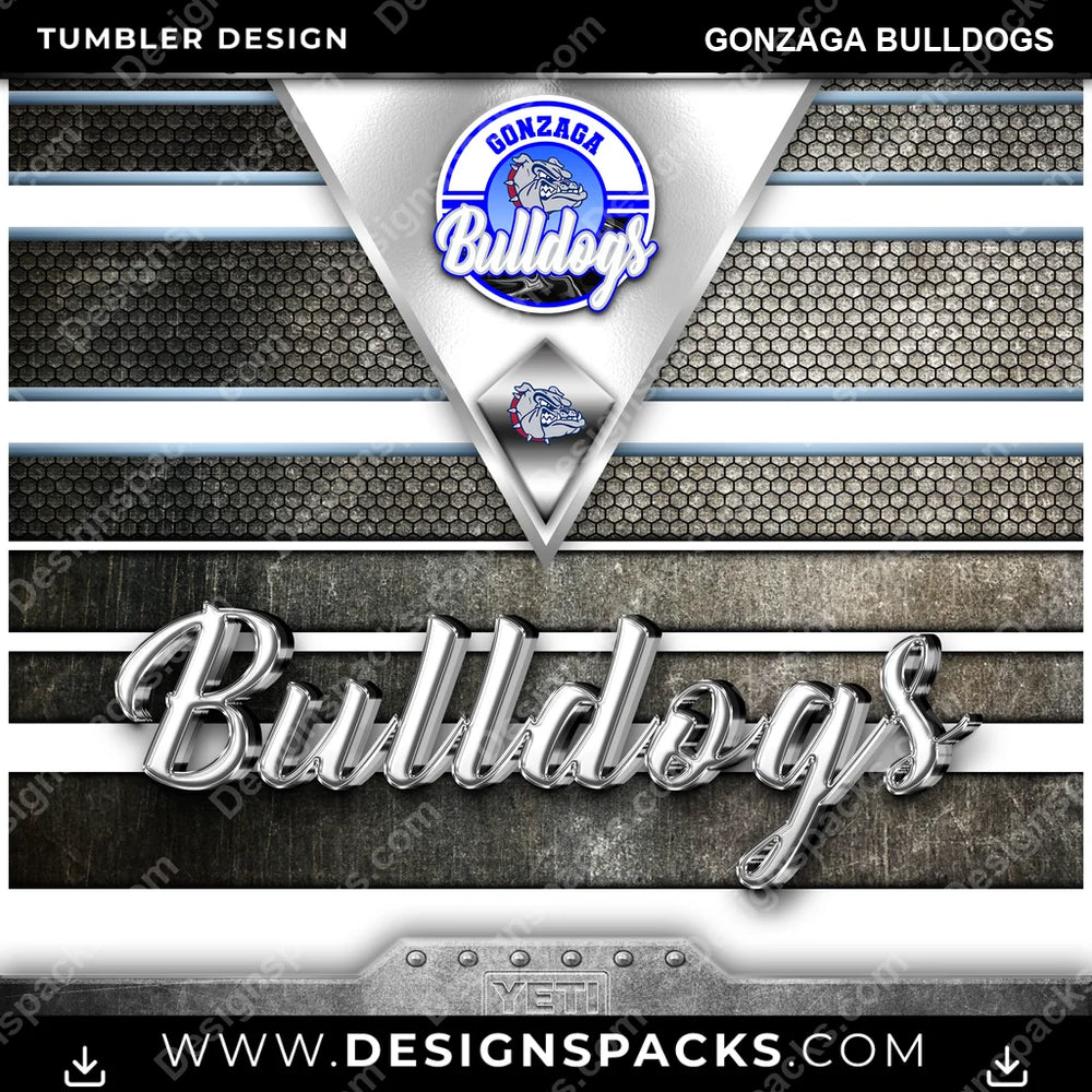 College Sport YETI Gonzaga Bulldogs NCAA College Sport Tumbler Digital Wrap Design Download