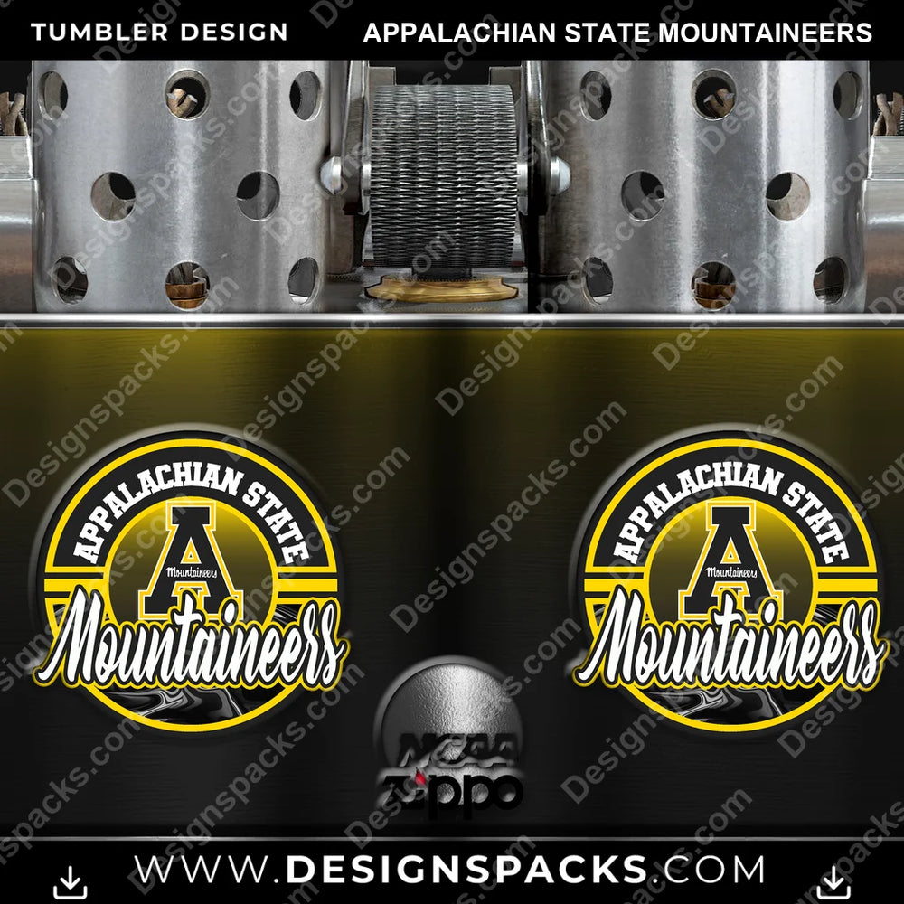 College Sport Zippo Lighter Appalachian State Mountaineers NCAA College Sport Tumbler Digital Wrap Design Download