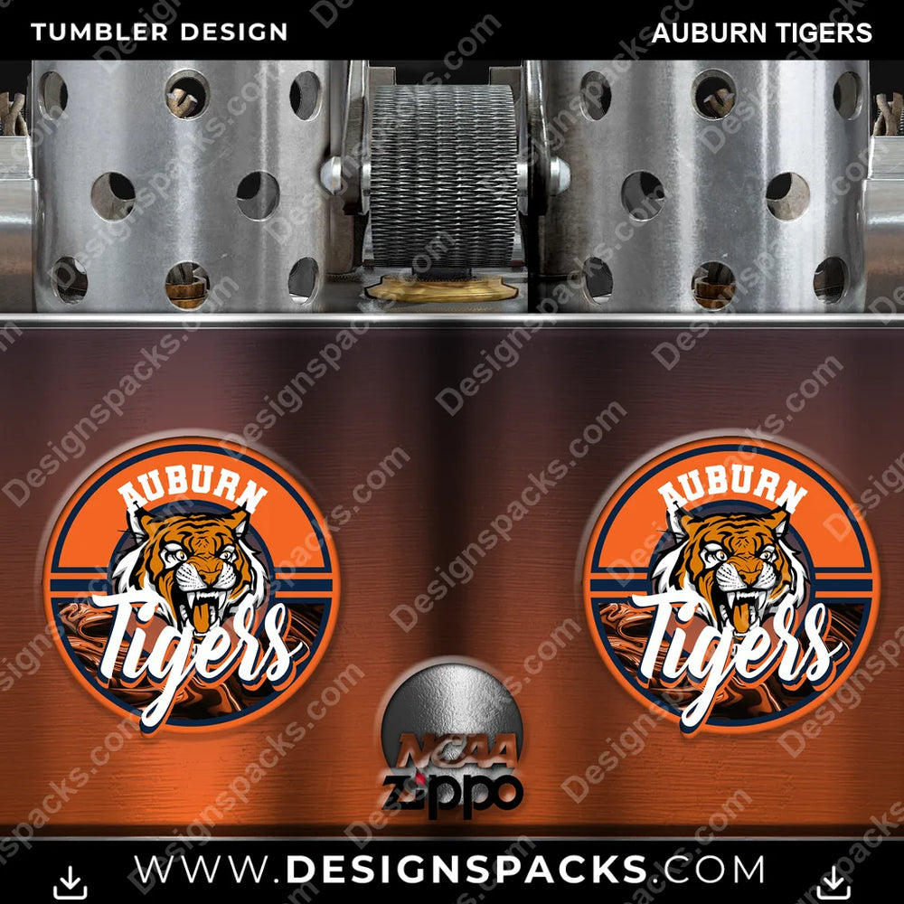 College Sport Zippo Lighter Auburn Tigers NCAA College Sport Tumbler Digital Wrap Design Download