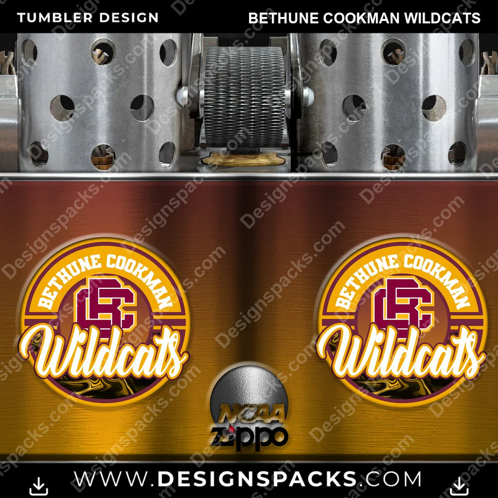 College Sport Zippo Lighter Bethune Cookman Wildcats NCAA College Sport Tumbler Digital Wrap Design Download