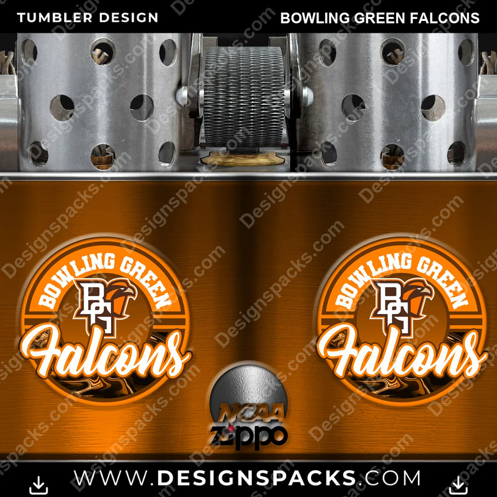 College Sport Zippo Lighter Bowling Green Falcons NCAA College Sport Tumbler Digital Wrap Design Download