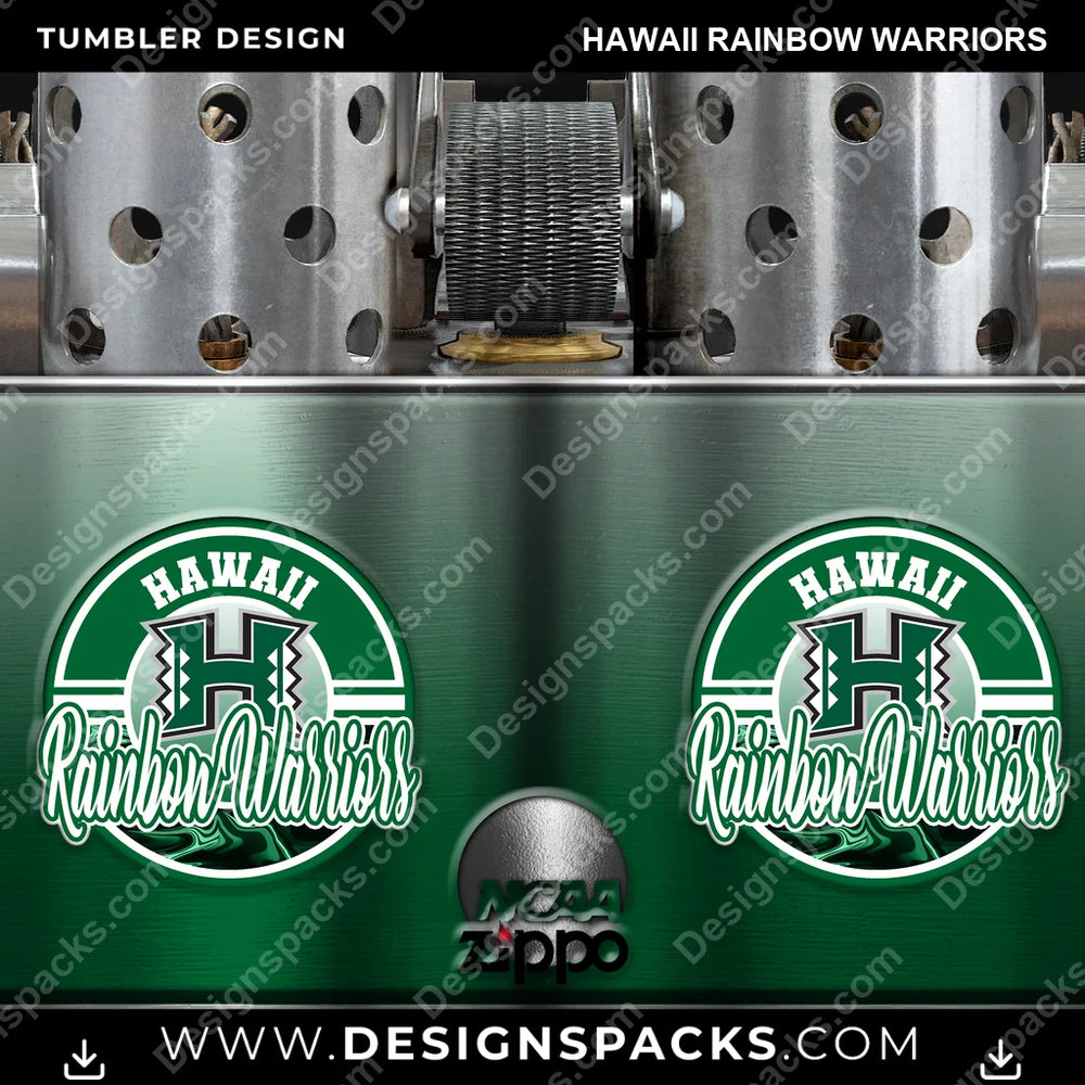 College Sport Zippo Lighter Hawaii Rainbow Warriors NCAA College Sport Tumbler Digital Wrap Design Download