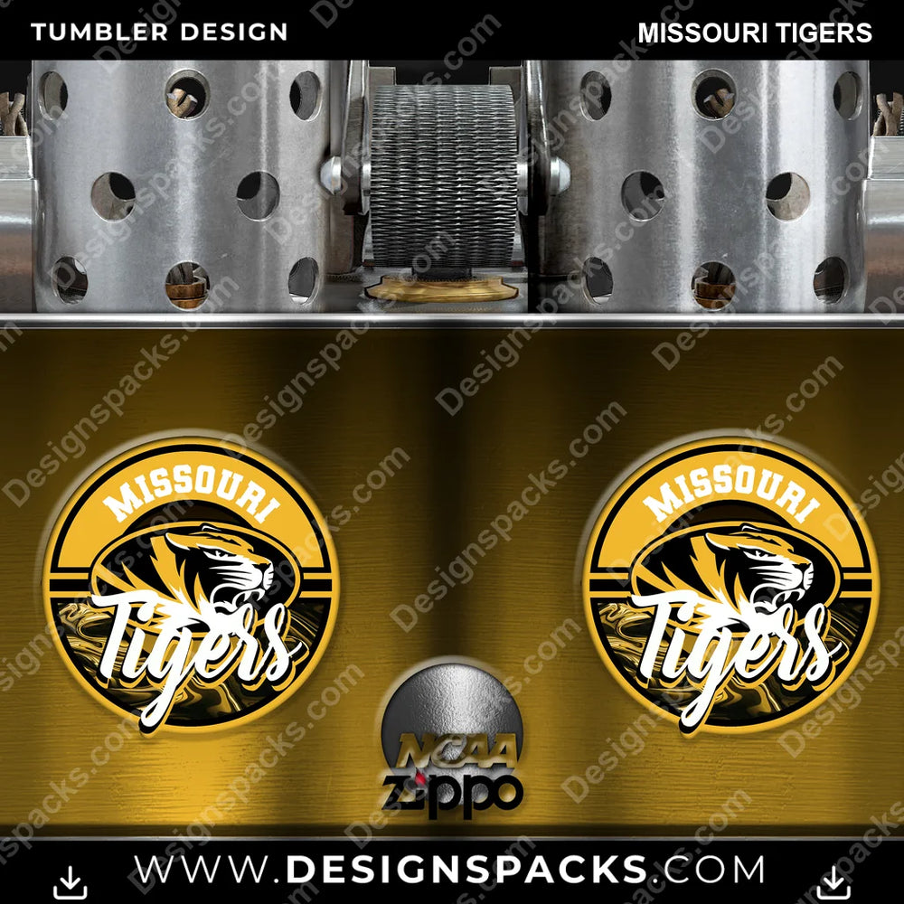 College Sport Zippo Lighter Missouri Tigers NCAA College Sport Tumbler Digital Wrap Design Download