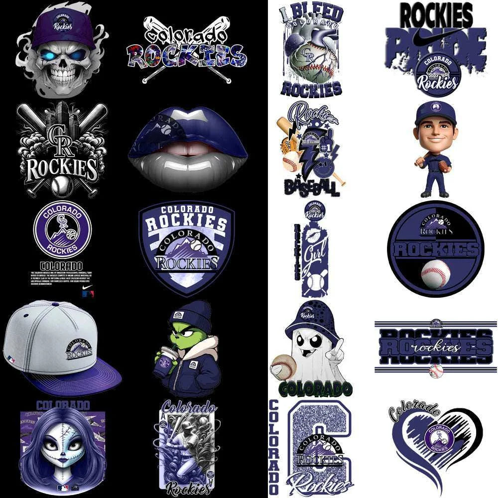 68 Colorado Rockies Baseball Designs Bundle PNG