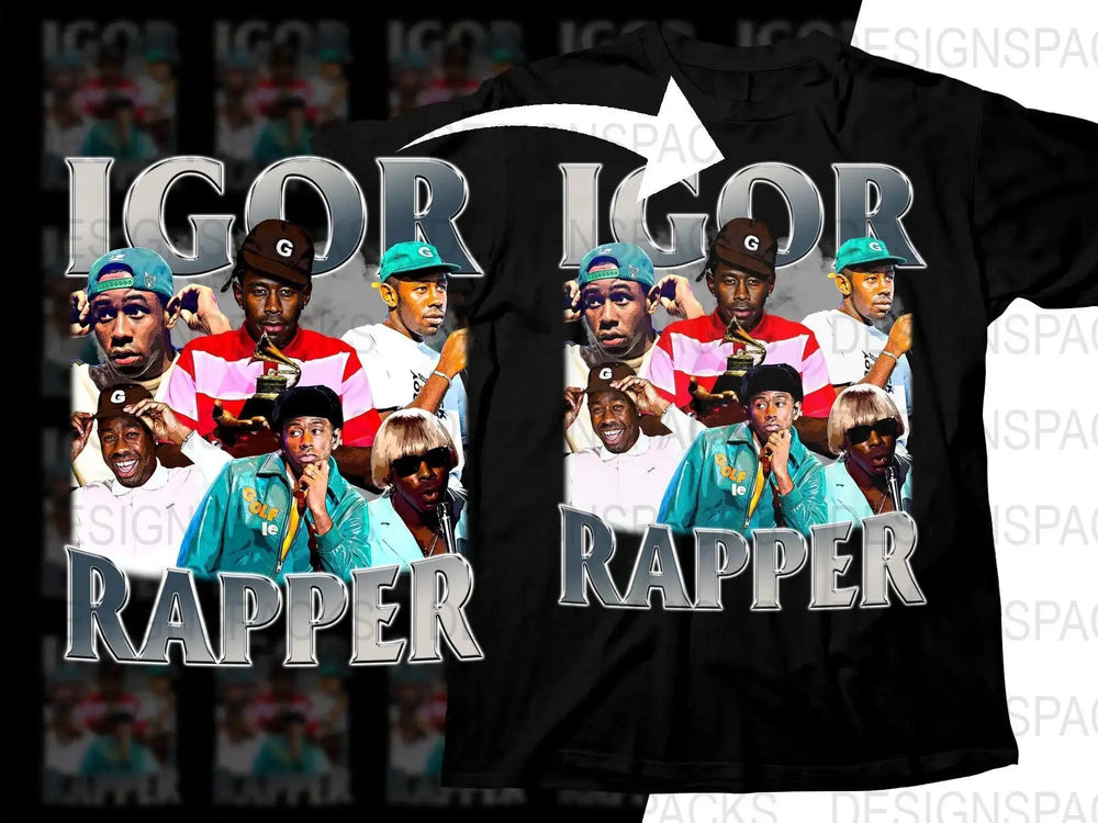 Colorful Igor Rapper Bootleg Graphic Png Digital Download