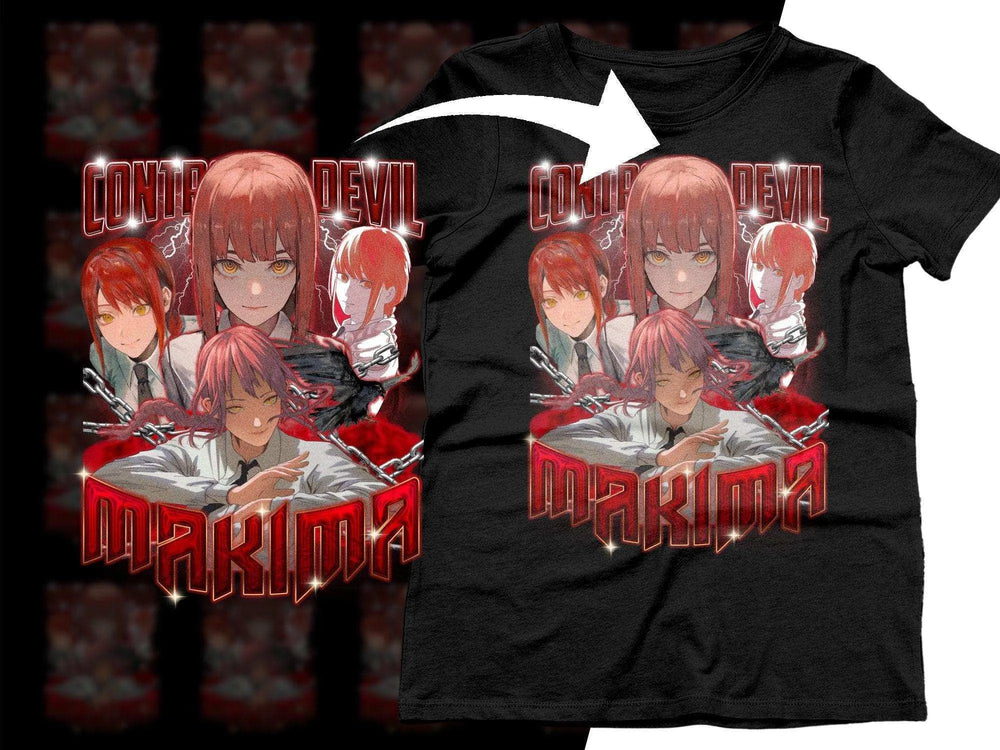 Control Devil Makima Anime Bootleg Png Digital DOWNLOAD